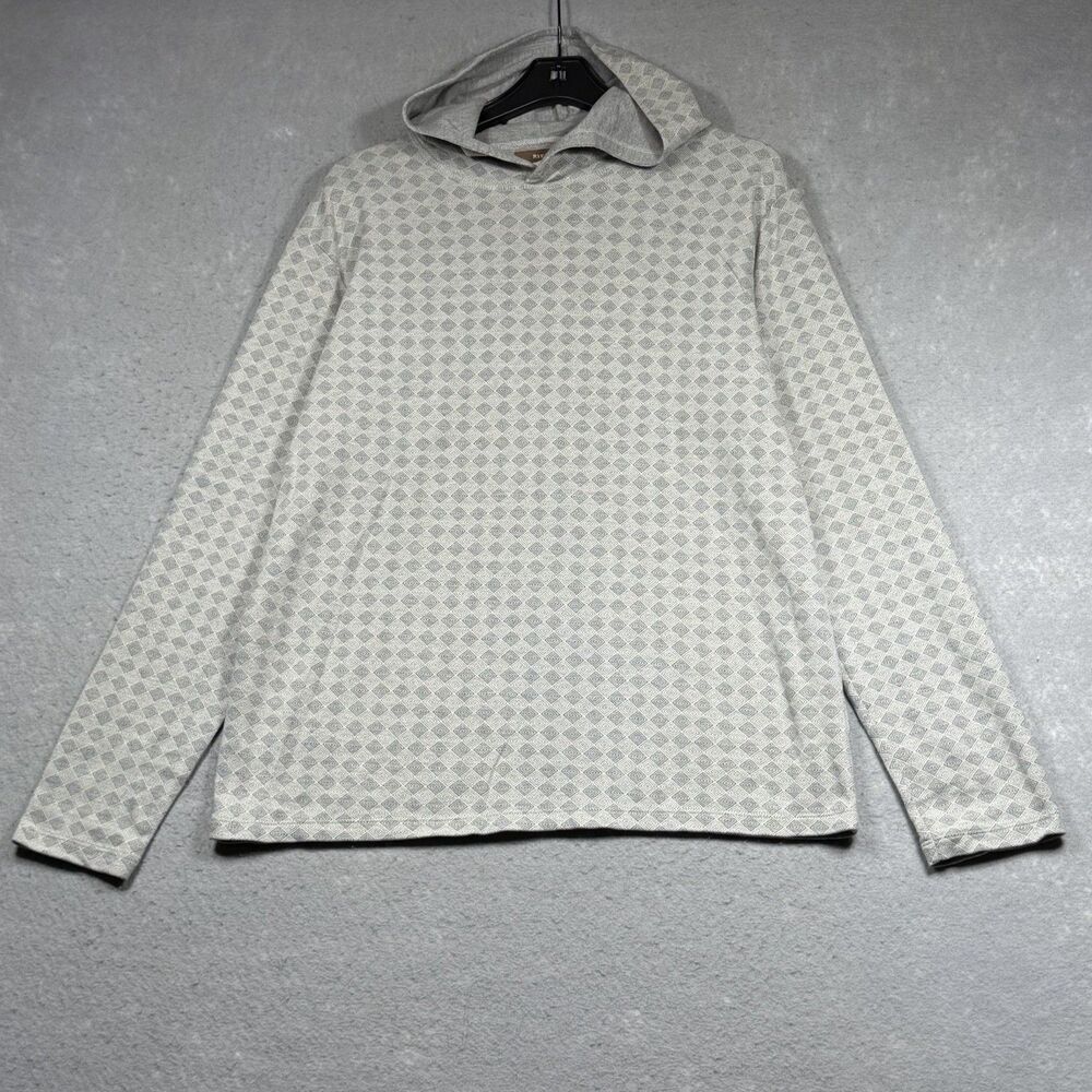 RYE 51 Hoodie Mens Size Medium Gray Long Sleeve Cotton Made In Peru